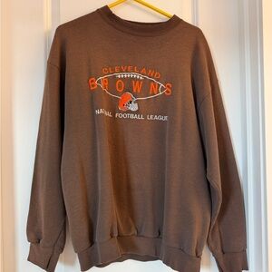 Vintage Cleveland Browns Brown Crewneck